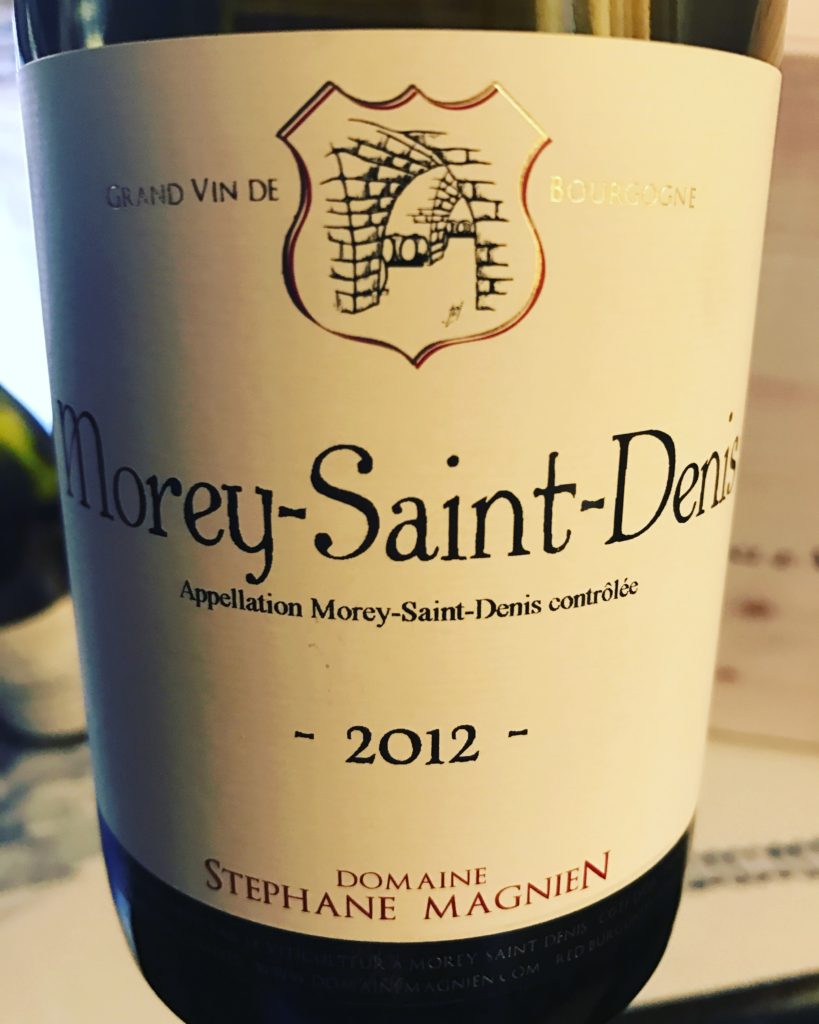 Morey Saint Denis 2012 Magnien