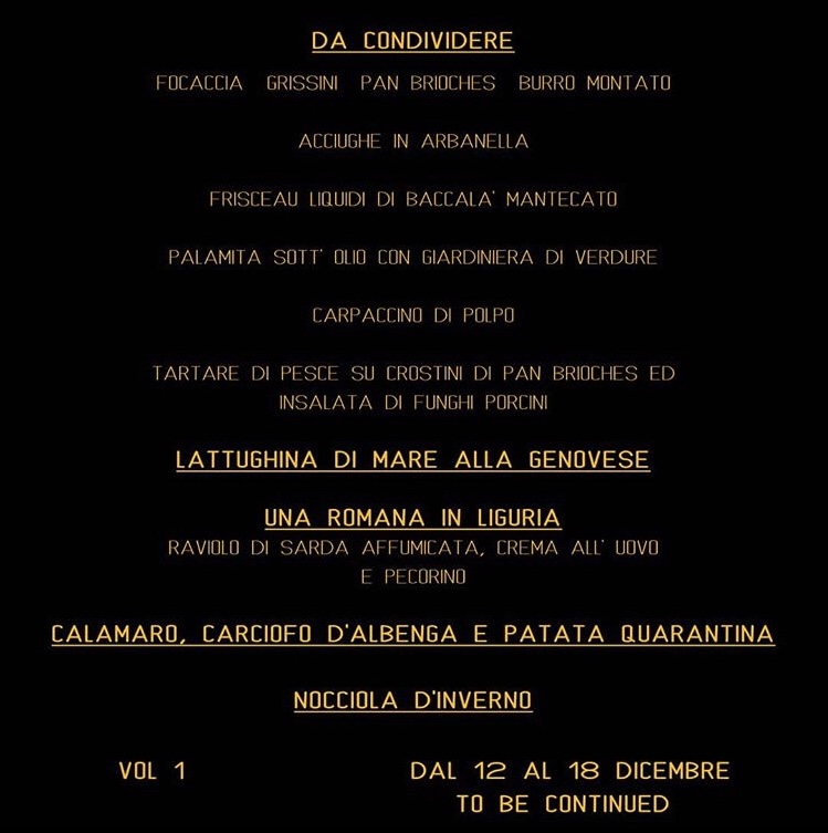 Duo chiavari menu Duo chiavari menu