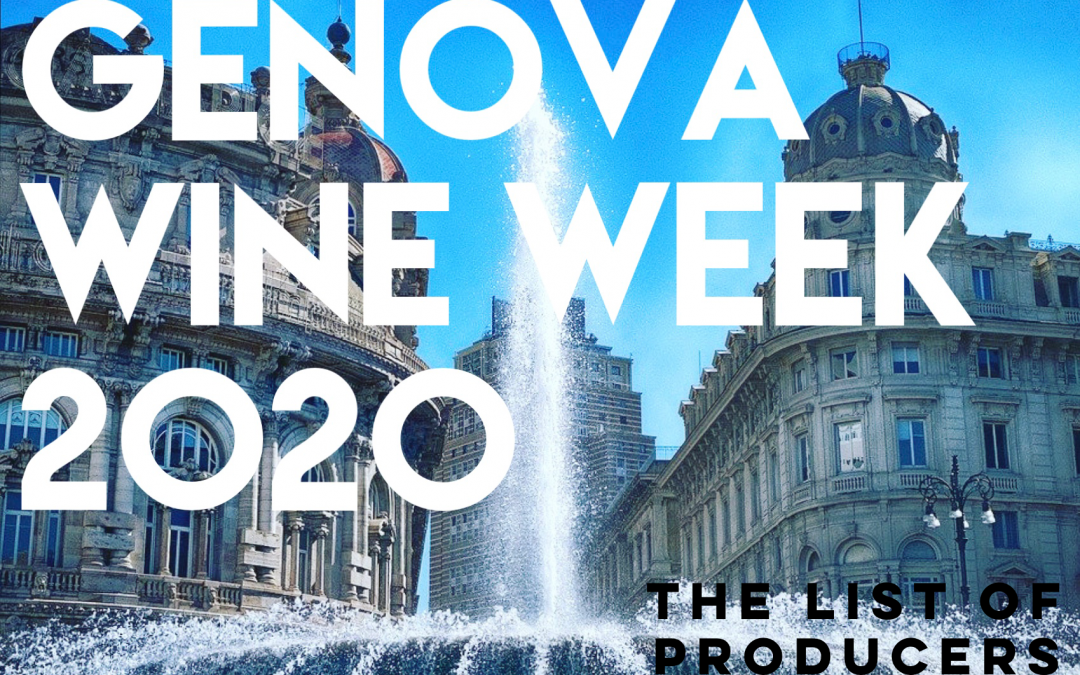 GENOVA WINE WEEK 2020: le liste dei produttori presenti a VinNatur Genova e al Genova Wine Festival
