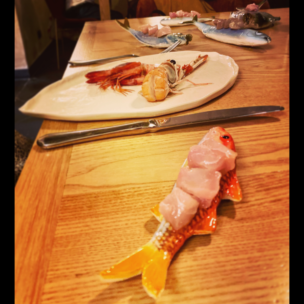 Ristorante Duo Chiavari Mare in tavola