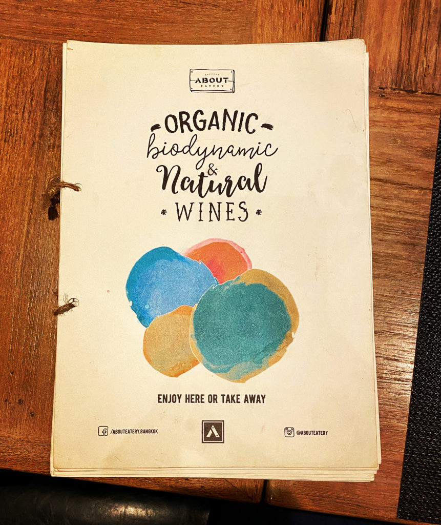 il vino naturale in thailandia wine bar