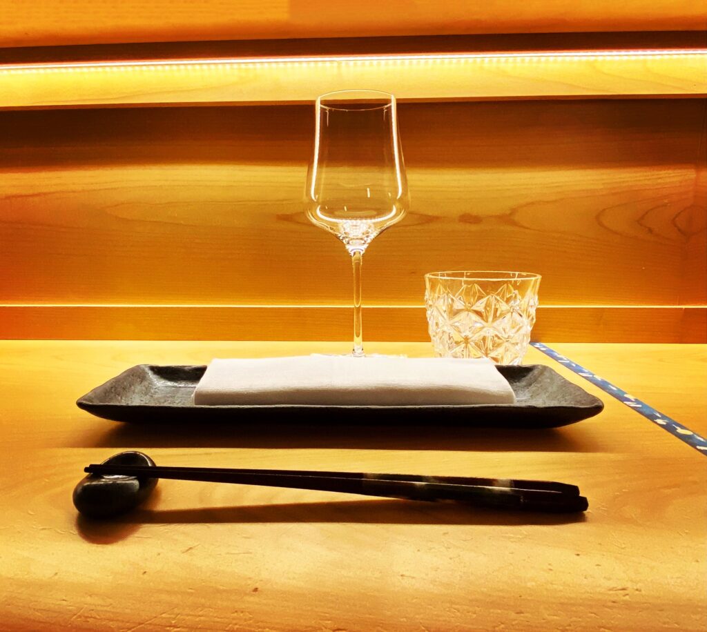 Moi Omakase mise en place