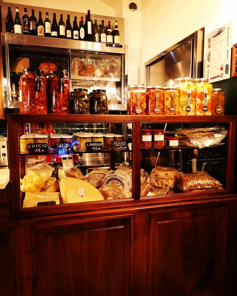 Osteria Alla Concorrenza Menù La dispensa