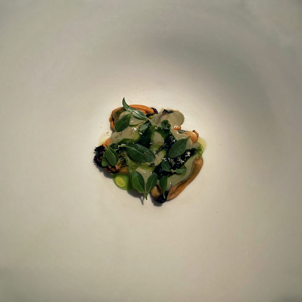 Cozze, bieta, elicrisio e finocchietto Argine a Venco