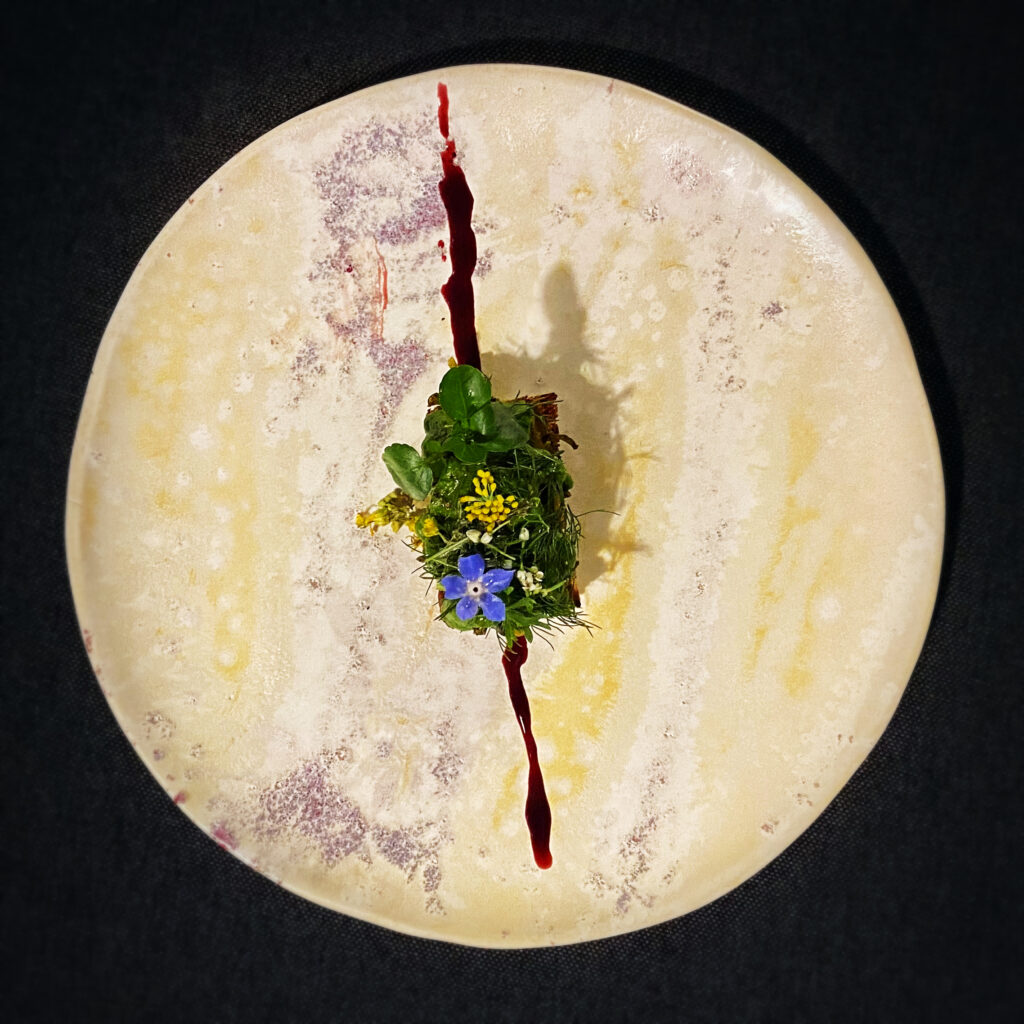 Crostino toscano vegetale - Locanda de Banchieri, Fosdinovo (MS): la cucina della Lunezia in tutto il suo splendore