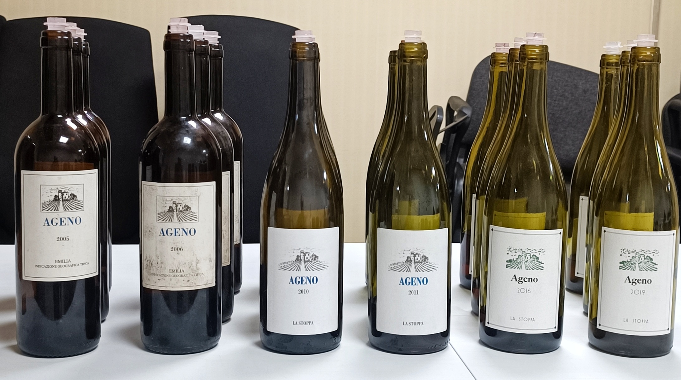 Verticale Ageno de La Stoppa: 6 annate di uno degli orange wine più iconici d'Italia