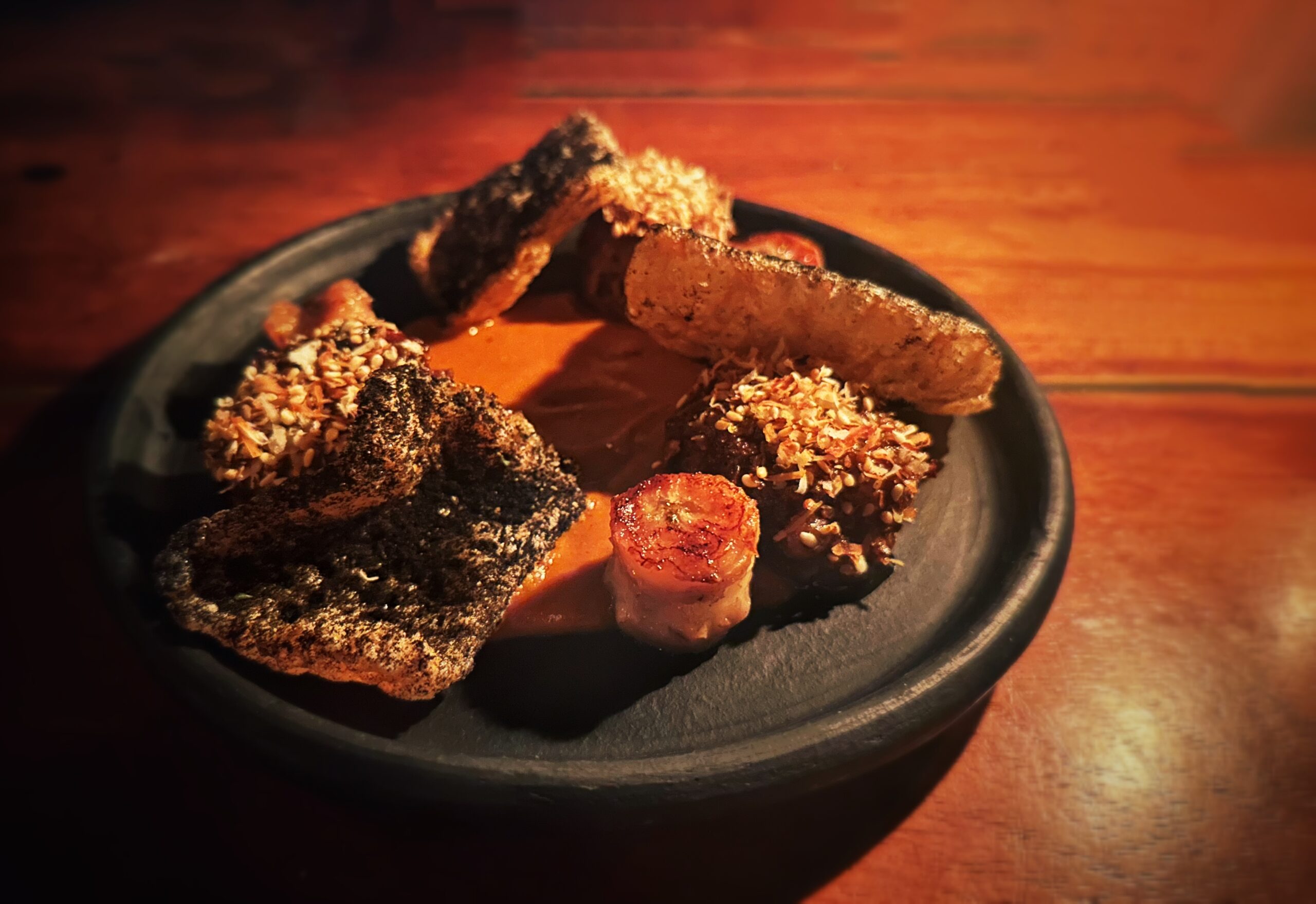 Arca Tulum Menu - Suckling pig roulade - Enoplane.com