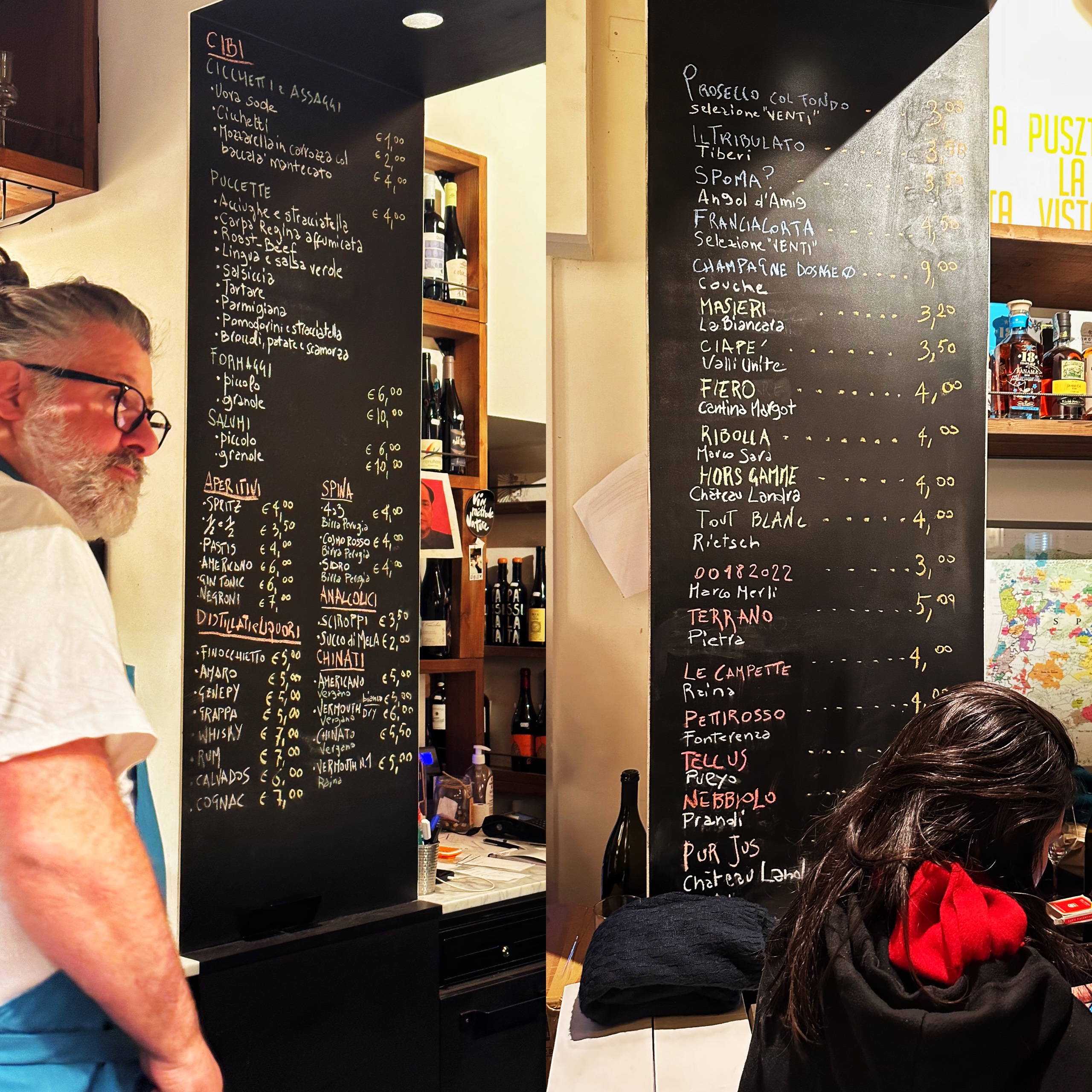 Venti Vino Perugia - menu