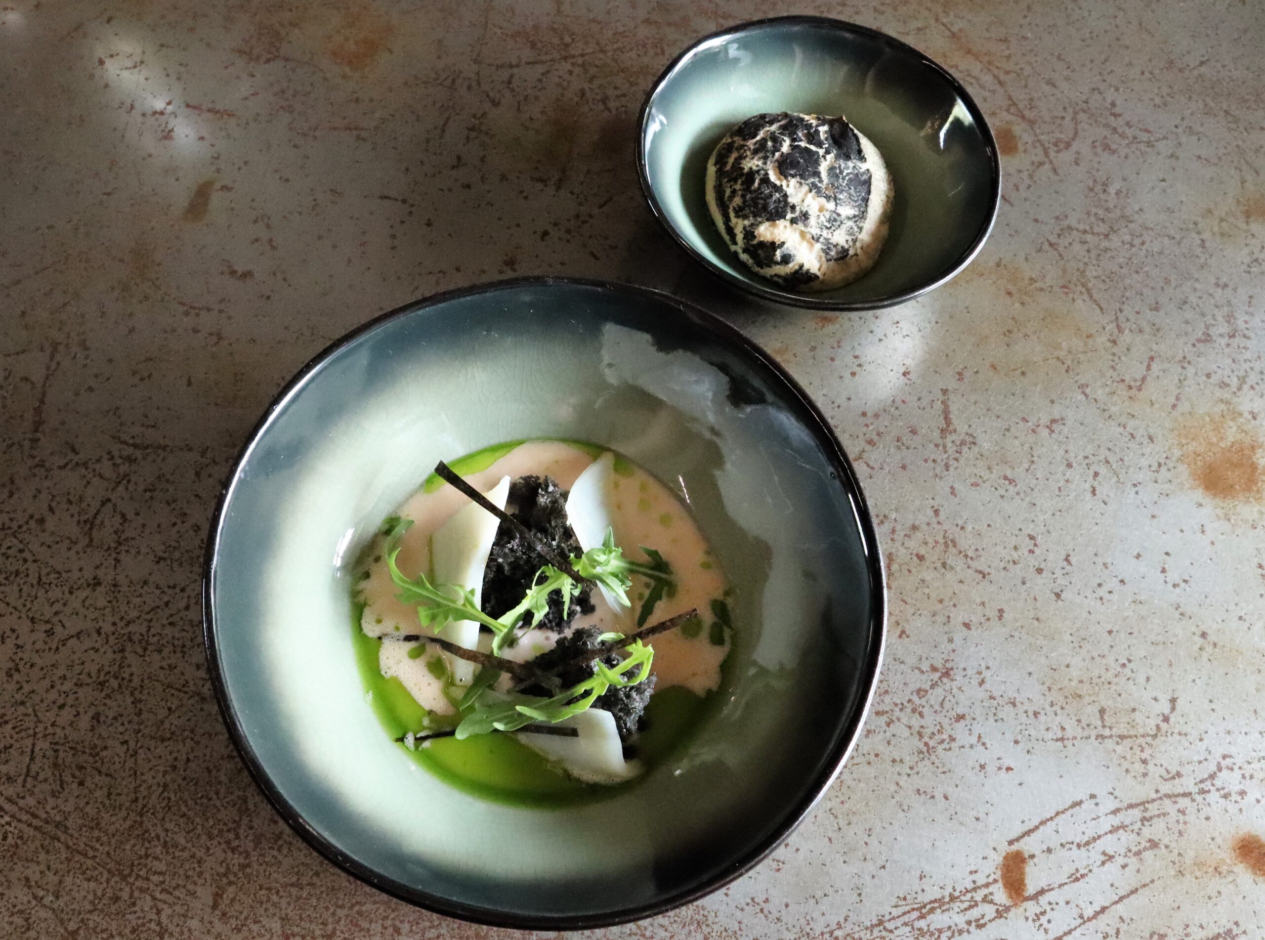 Musica da Tavola #13: SATRICVM ristorante (Le Ferriere - LT) - Fotografie dal menù PALUDE- Insalata marina