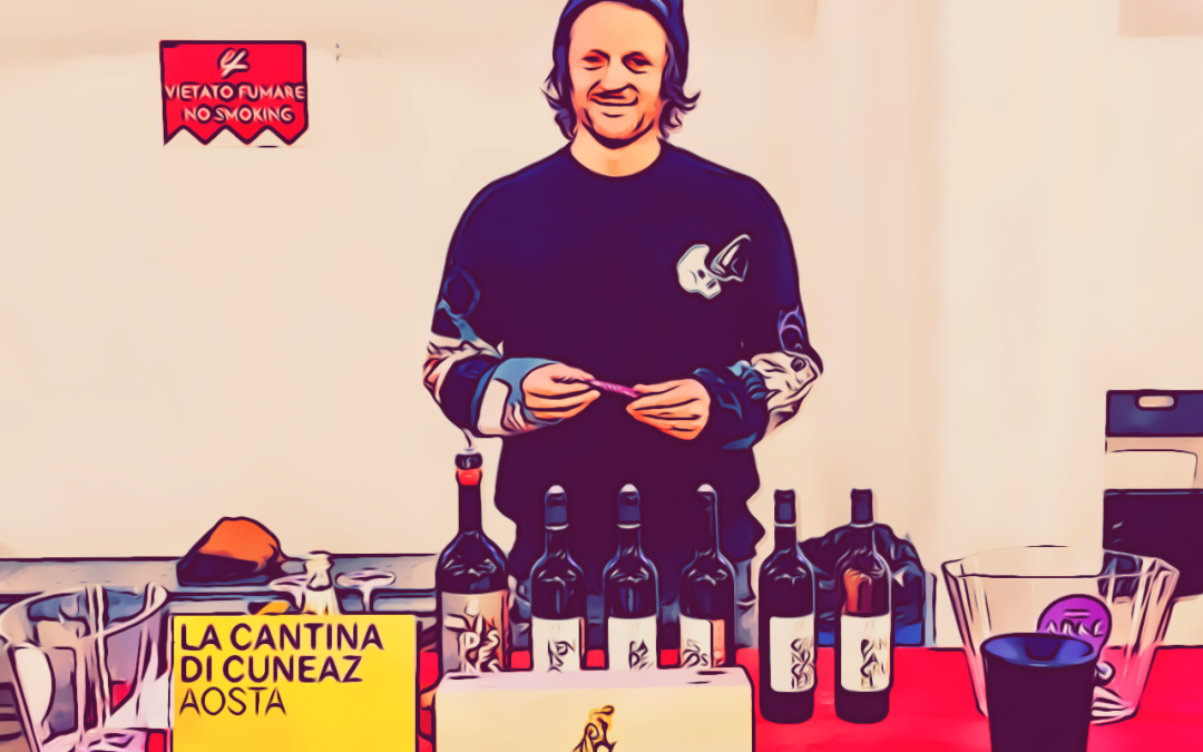 Non sono NADIR CUNÉAZ! Ma ho raccontato i suoi vini al BANCO DEGUSTAZIONE