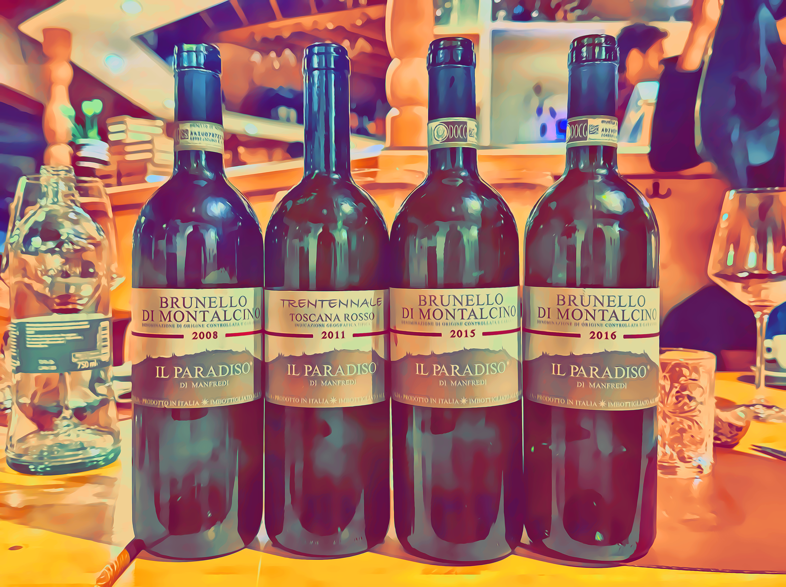 POCO VINO #1: Il Brunello di Montalcino de IL PARADISO DI MANFREDI in 4 annate - Cover