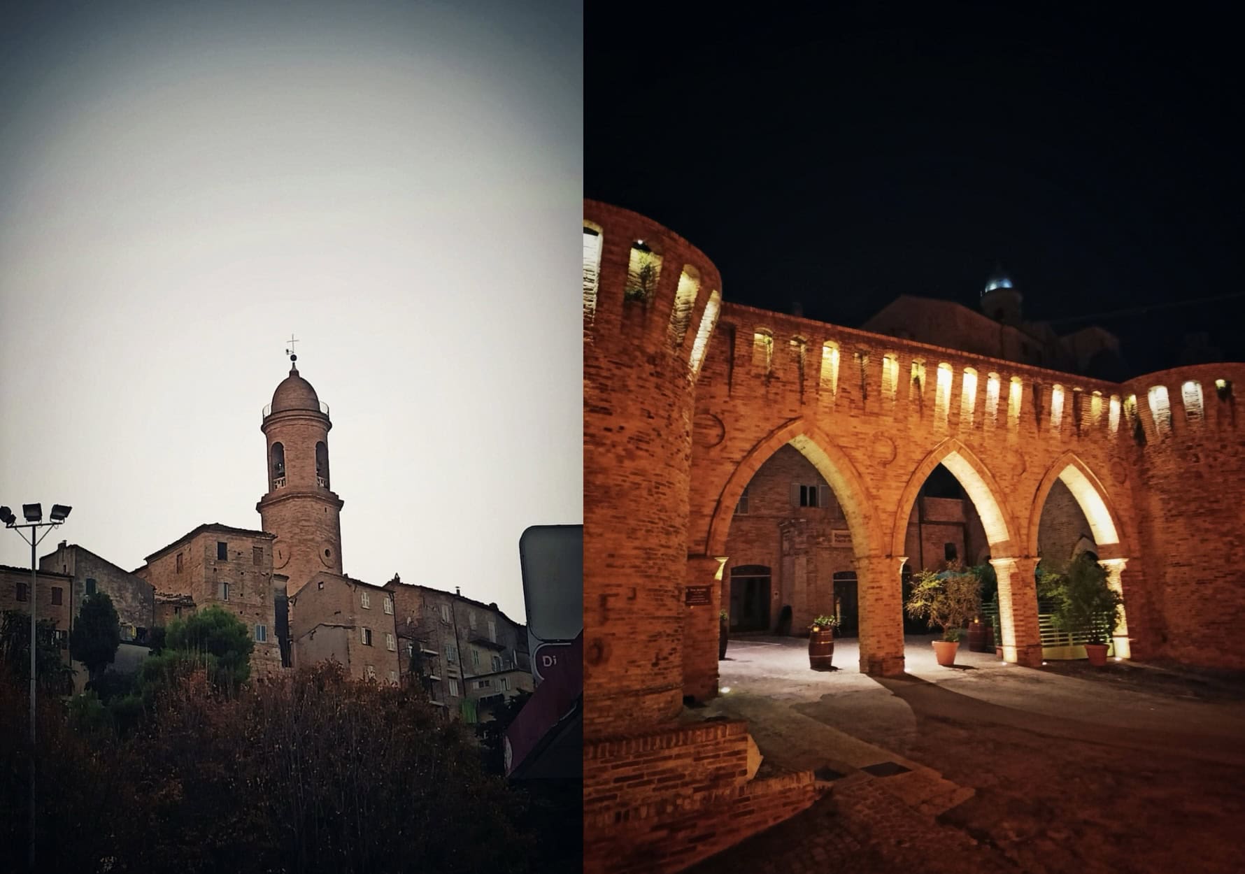 CANTINA ANTISOCIALE (Petritoli - FM) , l’enoteca psichedelica che non c'è... Ma meno male che c'è! - Paesaggio