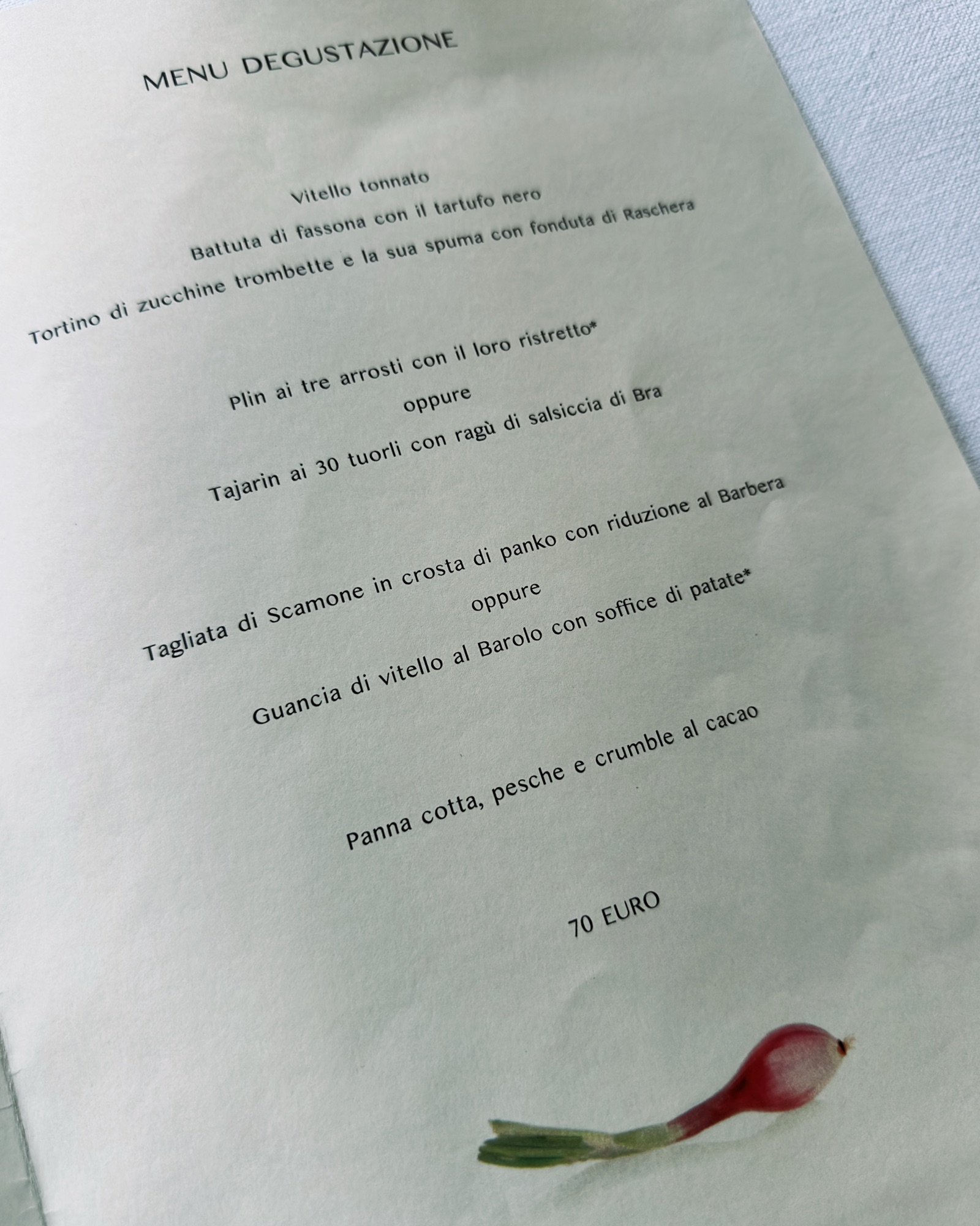 Come si sta da BELSIT IN LANGA (menu, piatti e...), il nuovo ristorante del papà del Monfortino - Menu degustazione