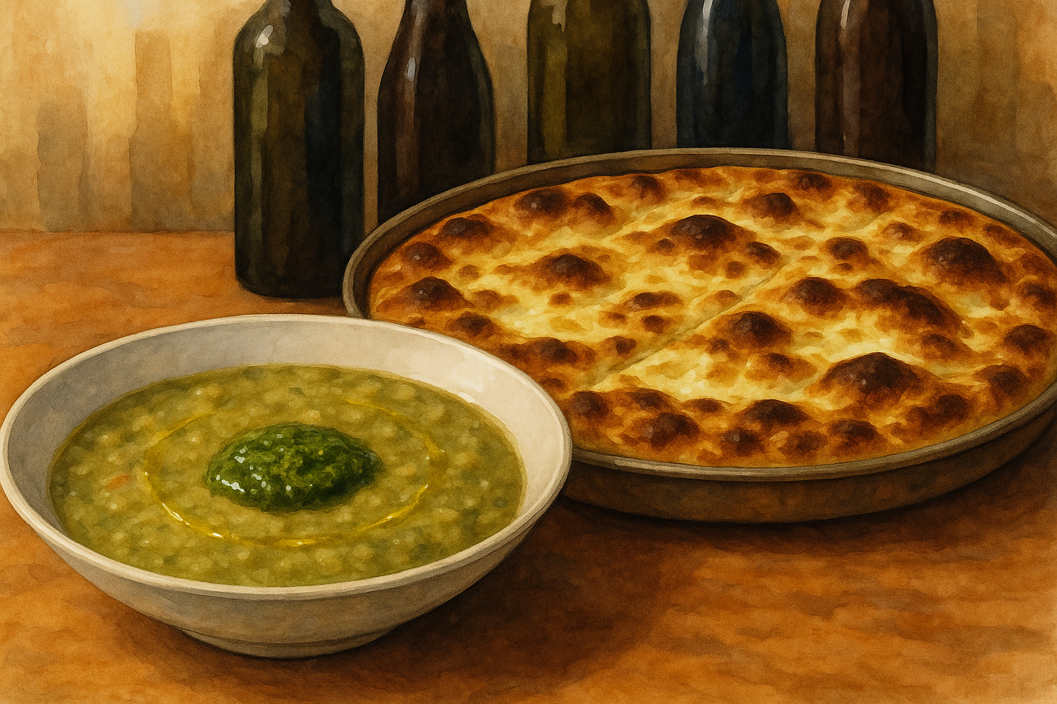 LIBERA USCITA #2: un minestrone alla genovese come si deve, la focaccia col formaggio di Recco, Magic vs Vino, manga e... - Cover