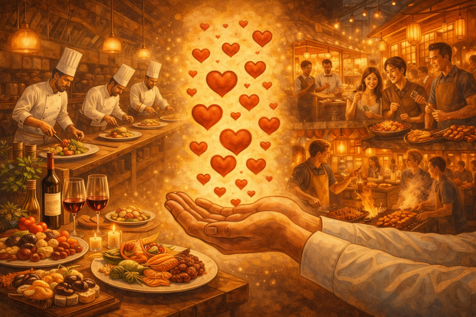 Tutti i PEZZETTINI DI CUORE lasciati in giro sino a qui – Esperienze gastronomiche emozionanti 2025 Ed.