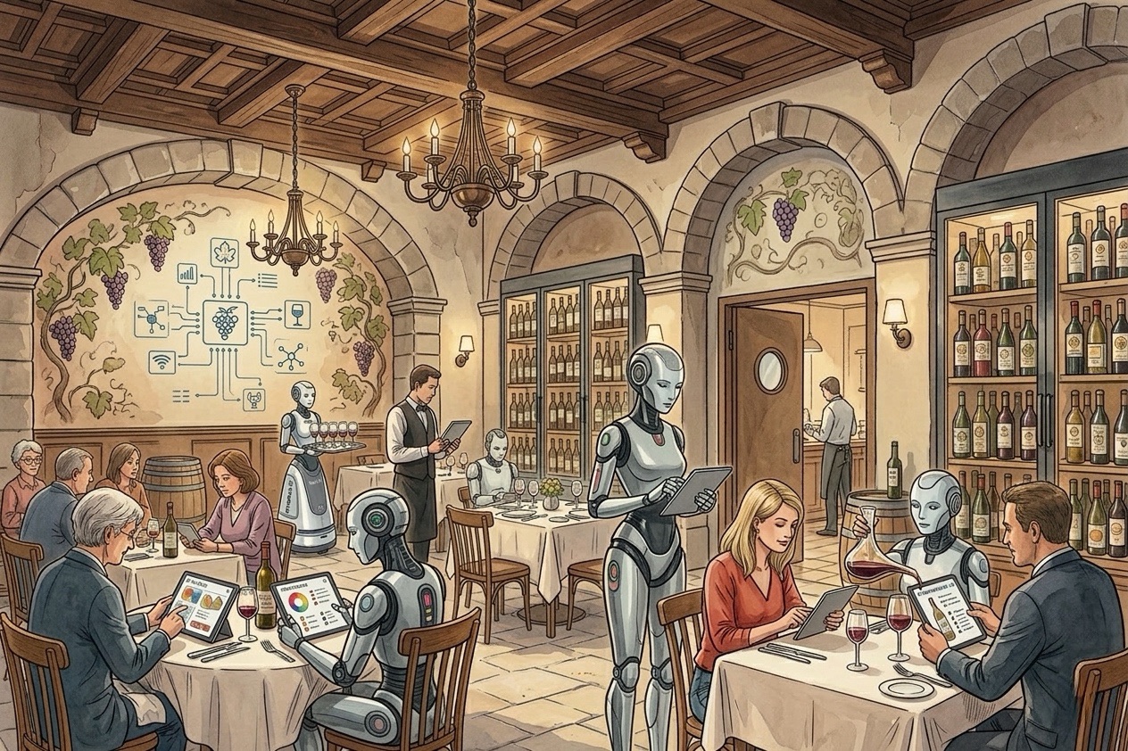 L’ENOGASTRONOMIA ai tempi della (non) intelligenza artificiale - Cover