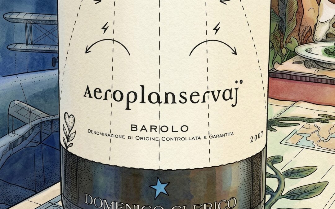 Barolo AEROPLANSERVAJ 2007 di Domenico Clerico: ode a BADARINA